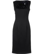 Class Roberto Cavalli Knee-Length Dress - Lyst