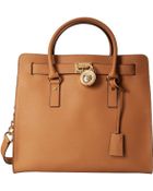 MICHAEL Michael Kors Large Hamilton Saffiano Tote - Lyst