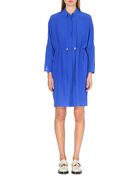 Acne Studios Peg Drawstring Silk Dress - Lyst