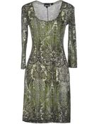 Just Cavalli Short Dress - Lyst