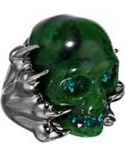 Alexander McQueen Skull Plexi Ring - Lyst