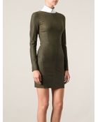 Drome Fitted Dress - Lyst
