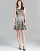 Raoul Lori Grid Print Dress - Lyst