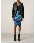 Pinko Bardana Printed Pencil Skirt - Lyst