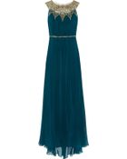 Notte By Marchesa Embellished Silk-Chiffon Gown - Lyst