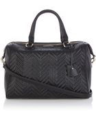 Karen Millen Interwoven Leather Tote - Limited Edition - Lyst