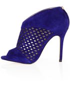 Karen Millen Laser Cut Shoe Boot - Lyst