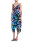Jean Paul Gaultier Butterfly-Print Sheer Coverup - Lyst