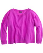 J.Crew Collection Cashmere Cropped Sweater - Lyst
