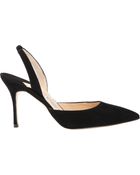 Manolo Blahnik Suede Carolyne - Lyst