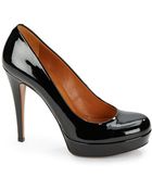 Gucci Betty Patent Leather Platform Pumps - Lyst