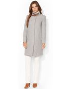 Lauren by Ralph Lauren Wool-Blend Walker Coat - Lyst