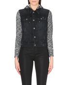 Free People Faded Denim Jacket - Lyst