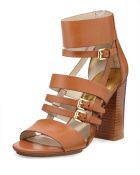 MICHAEL Michael Kors Winston Strappy Leather Sandal - Lyst