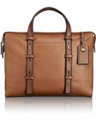 Tumi Harrison Leather Briefcase - Lyst