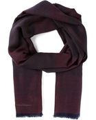 Ferragamo Herringbone Scarf - Lyst