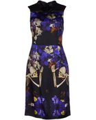John Richmond Kneelength Dress - Lyst