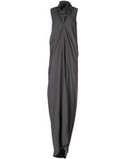 Rick Owens Long Dress - Lyst