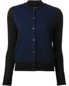 Paul Smith Black Label Dotted Bomber Cardigan - Lyst