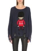 Wildfox Soldier Boy Knitted Jumper - Lyst