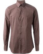 Dolce & Gabbana Geometric Print Shirt - Lyst