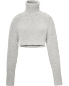 Dion Lee Angora Knit Cropped Sweater - Lyst