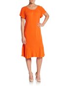 RED Valentino Jersey Knit Shift Dress - Lyst