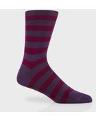Paul Smith Purple and Red Stripe Socks - Lyst