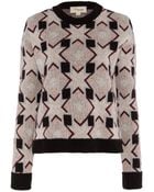 Temperley London Lia Jacquard Jumper - Lyst