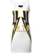 Philipp Plein Leo Thunder Tank Top - Lyst