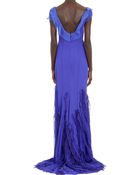 Nina Ricci Crêpe Panel Gown - Lyst