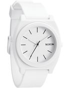 Nixon Time Teller P Matt White Watch - Lyst