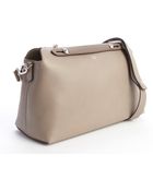 Fendi Taupe Leather 'By The Way" Shoulder Bag - Lyst