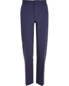 River Island Purple Slim Suit Trousers - Lyst