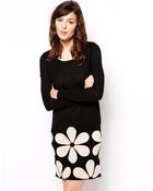 Orla Kiely Dress In Snowdrop Intarsia - Lyst