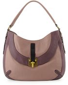 Oryany Bessie Colorblock Leather Hobo Bag - Lyst