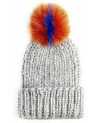 Eugenia Kim Rain Fur Pom Pom Beanie - Lyst