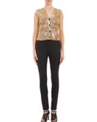 Maison Margiela Sequin Sleeveless Knit Top - Lyst