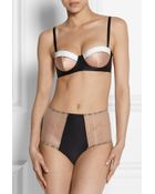 Kiki De Montparnasse Muse Stretch-Silk Contour Bra - Lyst