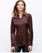 Ann Taylor Petite Silk Legacy Blouse - Lyst