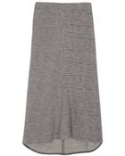 Tibi Ivory Multi Chadwick Knit Skirt - Lyst