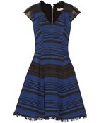 Rebecca Taylor Cotton-Blend Tweed Dress - Lyst