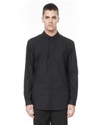 Alexander Wang Hidden Button Down Dress Shirt - Lyst