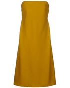 Jil Sander Short Dress - Lyst