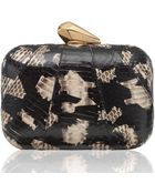 Kotur Morley Printed Elaphe Box Clutch - Lyst