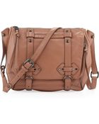 Kooba Erin Leather Strap Messenger Bag Earth - Lyst