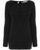 Oasis Pointelle Fluffy Ll Jumper - Lyst