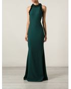 Alexander McQueen Ruffle Trim Gown - Lyst