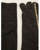 DSquared² Suede Long Zip Gloves - Lyst