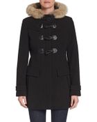 Marc New York By Andrew Marc Piper Fur-Trimmed Toggle Coat - Lyst